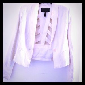 Off White blazer from BCBG